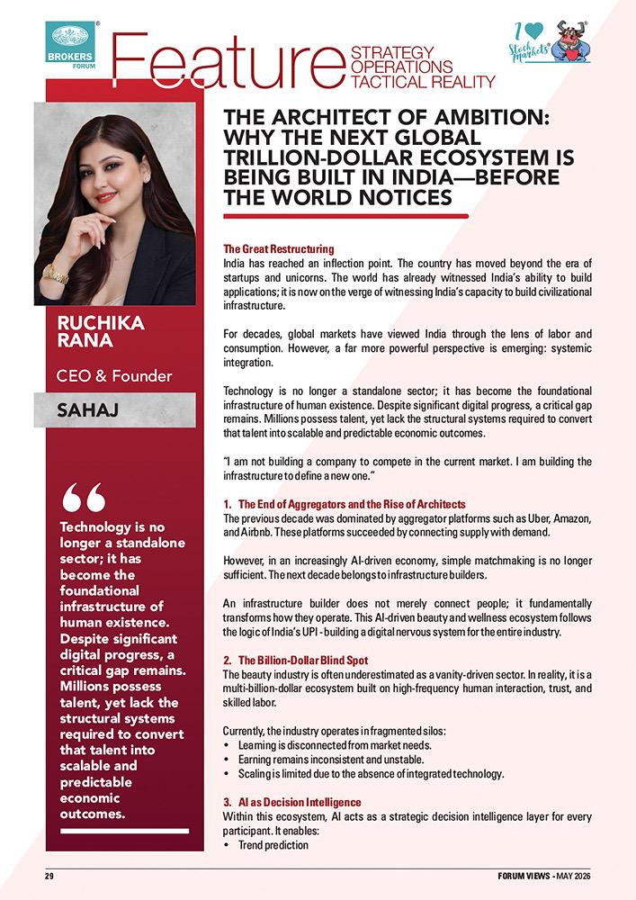 Ruchika Rana speaking at a leadership event